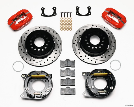 [WIL140-13511-DR] Rear Disc Brake Kit with Park BOP 2.75in Offset