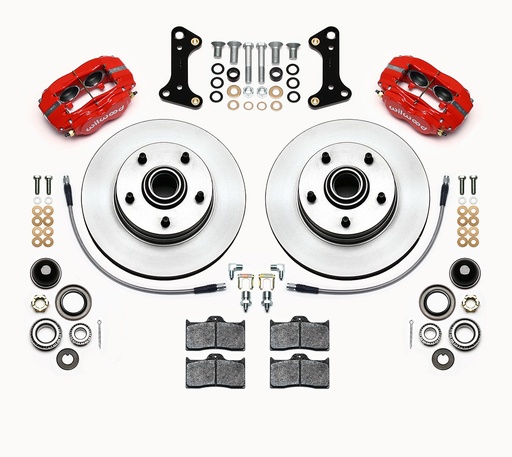 [WIL140-15272-R] Front Disc Brake Kit 67- 69 Camaro w/Brake Lines