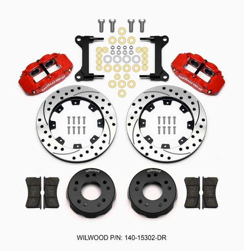 [WIL140-15302-DR] Front Disc Brake Kit C10 Pro Spindle 12.19in