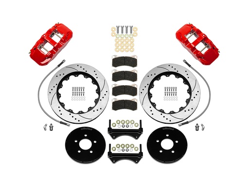 [WIL140-16403-DR] Brake Kit Front 94-04 Mustang 5 Lug Aero 6