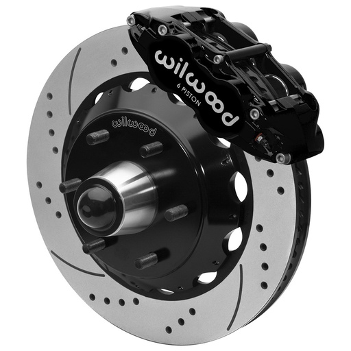 [WIL140-16458-D] Front Brake Kit C10 6Lug FNSL6R 14in Drilled Blk