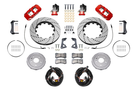 [WIL140-17009-DR] Brake Kit Rear Corvetee C8 Aerolite 4R Drilled