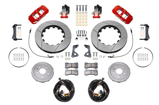 [WIL140-17009-R] Brake Kit Rear Corvette C8 Aerolite 4R Slotted