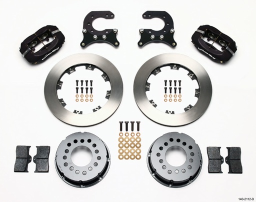 [WIL140-2112-B] Rear Brake Kit-Chevy 12-Bolt Billet Calipers