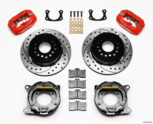 [WIL140-7140-DR] Big Ford New Style 2.50 Offset Drilled / Red