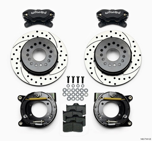 [WIL140-7141-D] Rear Disc Brake Kit w/Park Brake Chevy