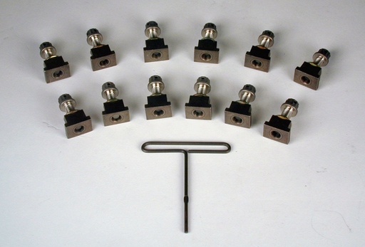 [WIL230-6656] Bolt Kit Dyamic Rotor 1/4-28 UNF 12 Blt w/ T-N