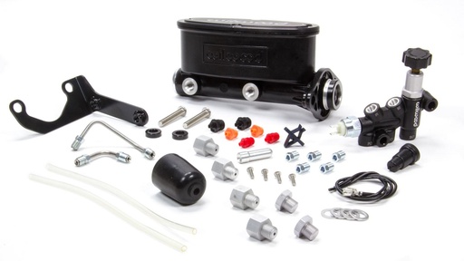 [WIL261-13269-BK] Alum Tandem M/C Kit w/ Brkt & Prop Valve 1in