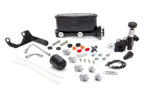 [WIL261-13270-BK] Alum Tandem M/C Kit w/ Brkt & Prop Valve 1.12in