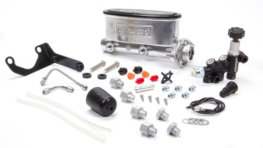 [WIL261-13270-P] Alum Tandem M/C Kit w/ Brkt & Prop Valve 1.12in