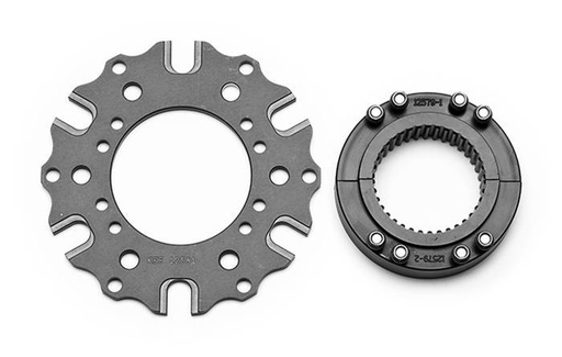 [WIL270-12634] Splined Hub Kit Midget Axle Clamp 38 Tooth