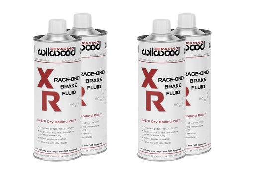[WIL290-16354] Brake Fluid XR Racing 500ml Can NON-DOT 4pk
