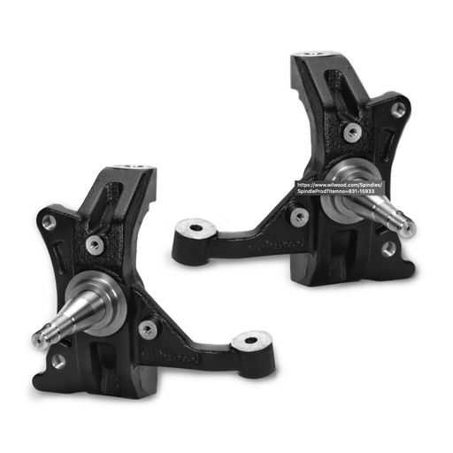 [WIL831-15933] Spindle Kit 2in Drop GM C1500 88-98