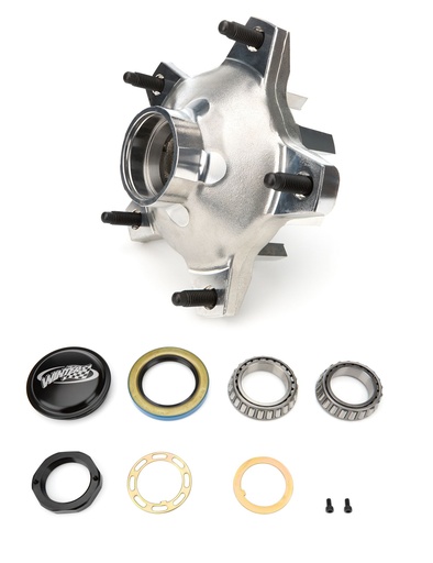 [WIN3755F] Hub Kit Front Wide 5 Snap Cap Perm Mold Alum