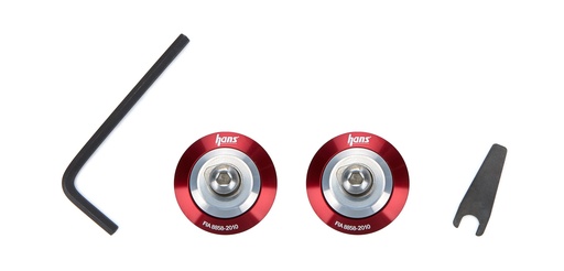 [HANAK113112R] Hans Post Anchor Kit Red FIA 8859