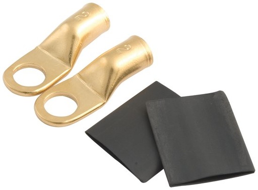 [ALL76117] Ring Terminals 2 Gauge 3/8in Hole - 76117