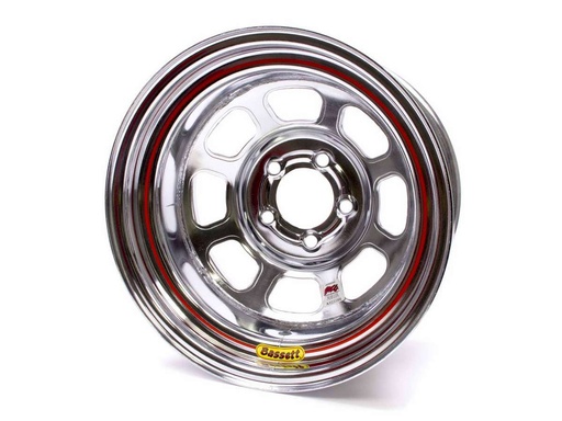 [BAS58D54IC] -15x8 Chrome Wheel 5x5 4in BS
