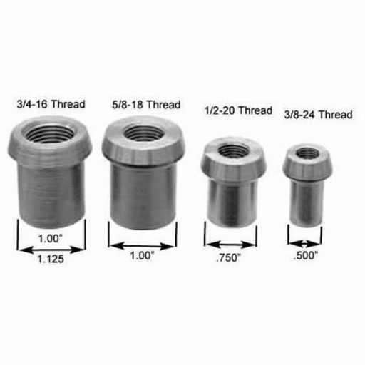 [COL15585] -Coleman Tube End - 1/2" - 20 - RH - 3/4" ID - 15585