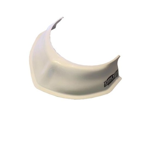 [DDF10390] Dirt Defender 3.5" Hood Scoop White - 10390