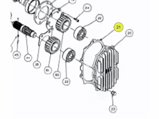 [DMIRRC-1340] -Rear Cover Gasket w/ Steel Insert