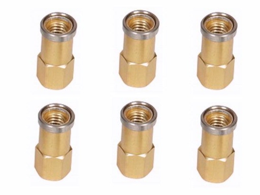 [DMIRRC-1360-6G] DMI 6 Pack Gold High Nuts -RRC-1360-6G