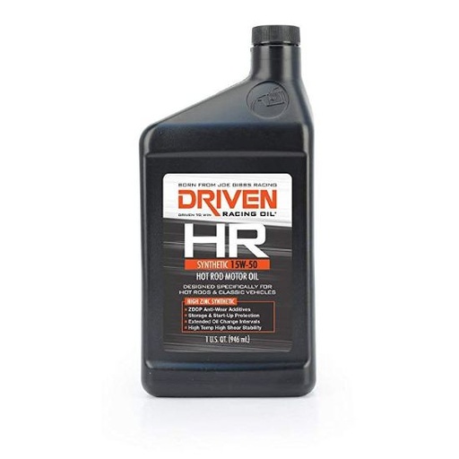 [JGP01606] -Driven Racing Oil - 15W-50 Synthetic Hot Rod Motor Oil QT - 01606