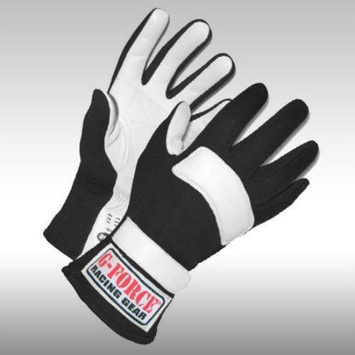 [GFR4100MEDBK] -G-Force G1 Racing Gloves, Med, Black - 4100MEDBK