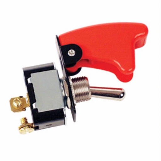 [LGA52-45470] Longacre Ignition Switch w/flip-up cover and 2 terminals - 45470