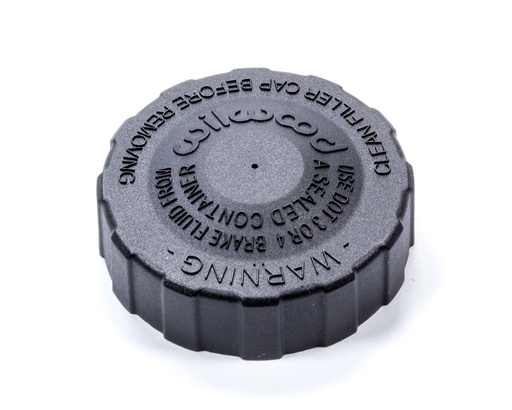 [WIL330-15081] Master Cylinder Cap Screw-On Seal Included Plastic Black Girling Style Each WIL330-15081