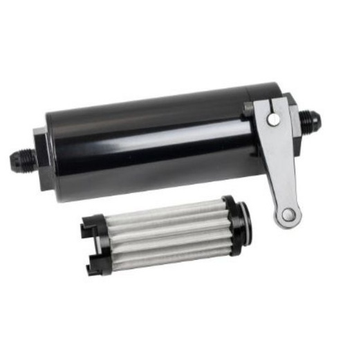 [PFSFF-11700] Fuel Filter -6AN w/ Integrated Shut-Off Valve - FF-11700