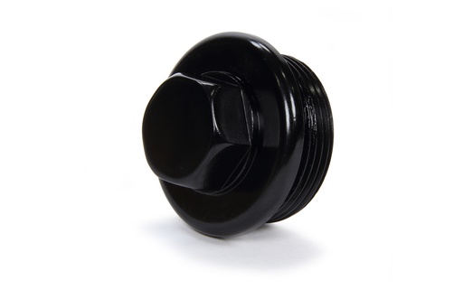 [WIN3261] Inspection Plug, 1-5/8-12 in Thread, 1 in Hex Head, O-Ring Seal, Aluminum, Black Anodized, Winters 10 in Center and Side Bells, Each WIN3261