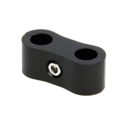 [PRF204BLK] Aluminum Line Separator -4 AN Black - 204BLK