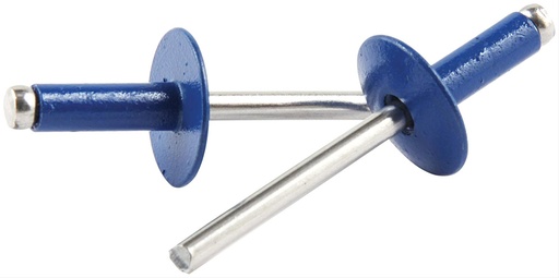 [PRPCBSLF009] PRP Blue Large Head Pop Rivet 3/16 - BSLF009