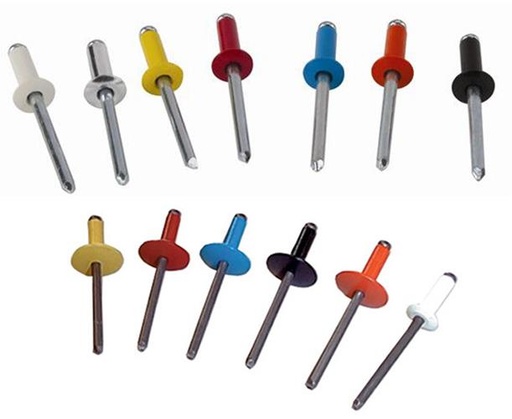 [PRPCBSLF318] Orange Large Head Pop Rivet 3/16 - BSLF318