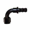 [PRF1533BLK] Push-On Hose Fitting, 90 Degree -8 Black - 1533BLK