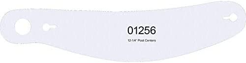 [ULT1256C] 12-1/4 in Center to Center, Curved, Plastic, Clear, Bell / Zamp Helmets