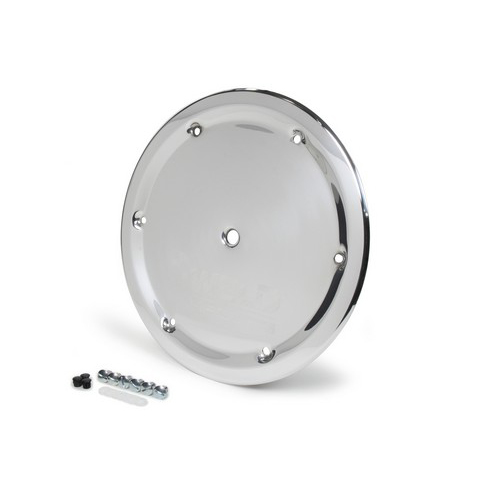 [WELP650-4514A-6] -Weld Racing Polished Mud Plug Cover, 15 Inch, 6-Bolt - P650-4514A-6