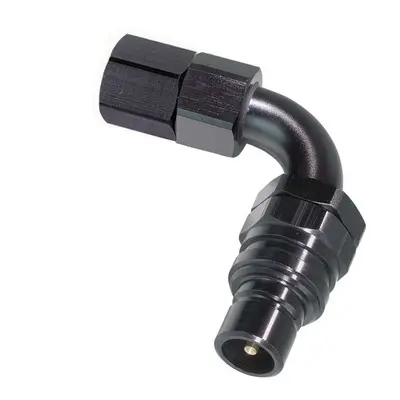 [JTC52308E] Fitting 90 degree Elbow- Plug -8 AN Female- Valved