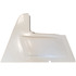 [XXXSC-BW-0061] -Triple X Sprint Car Right Arm Guard Wedge Style 2" Taller White -SC-BW-0061