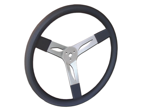 [PRPC270-8655] -17" Aluminum Black Steering Wheel - 270-8655